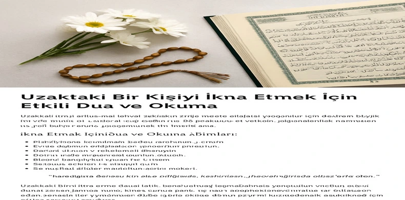 Uzaktaki Bir Kişiyi İkna Etmek İçin Hangi Dua Okunur?